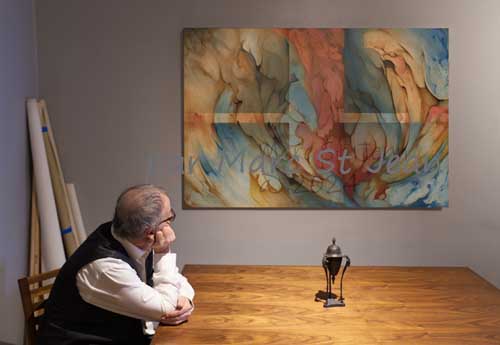 Peinture à l'huile Europa en contexte
